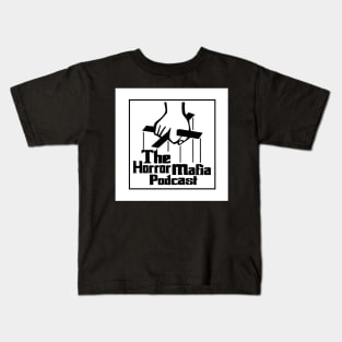 The Podfather Horror Mafia Podcast Design Kids T-Shirt